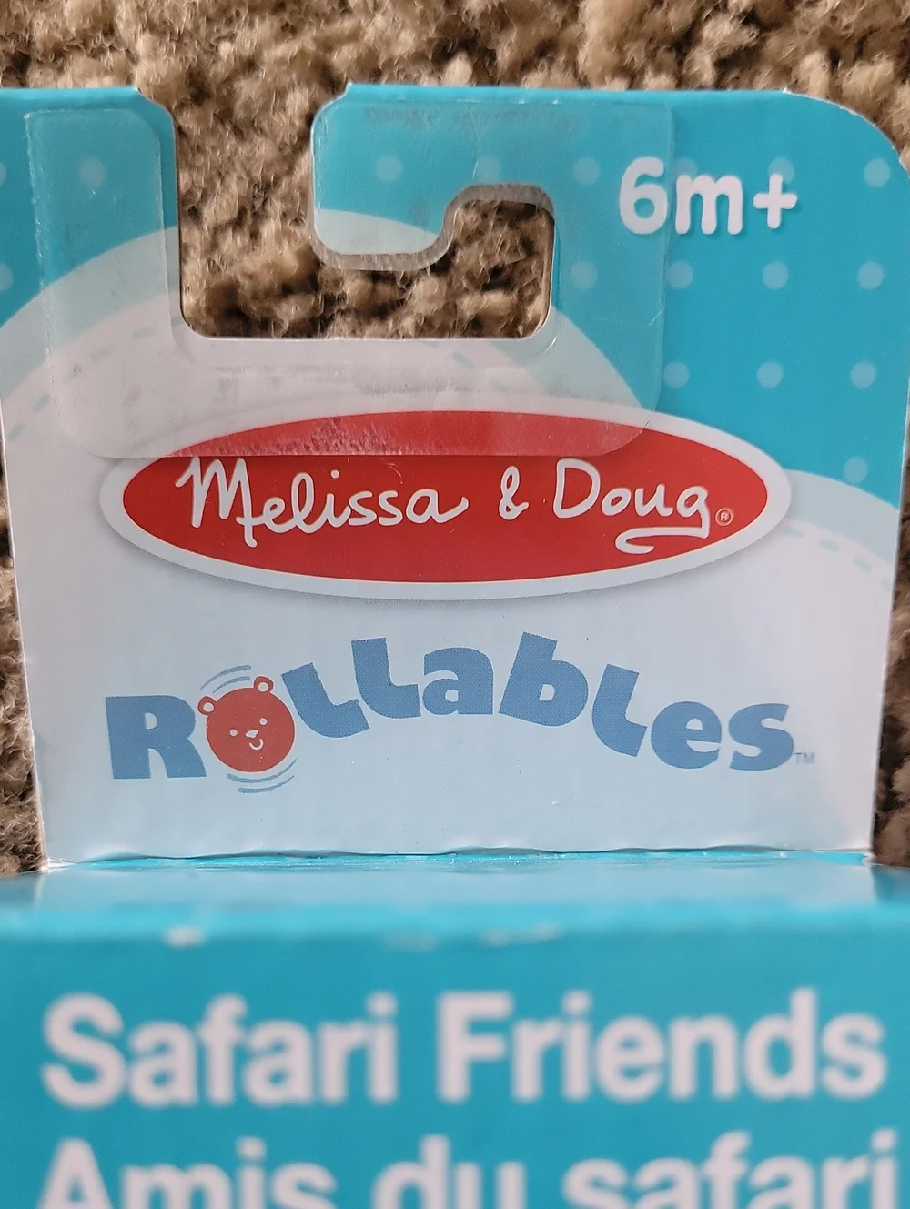 NWT Melissa & Doug Safari  Rollables Friends Plush Rattle Balls